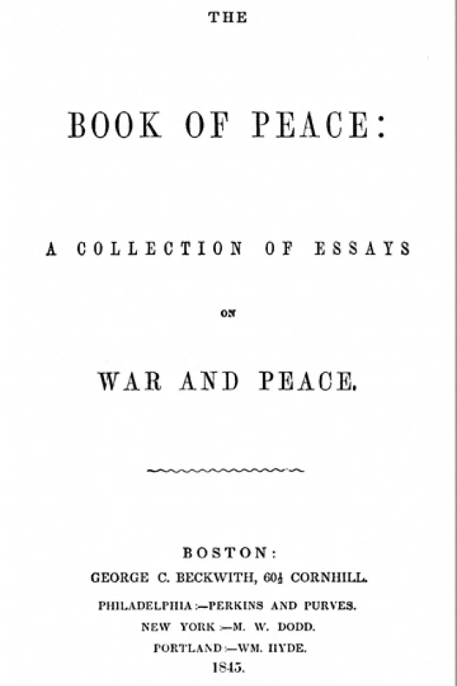 Book of Peace by George Beckwith